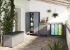 Szafka do segregacji odpadów Moby Compact Store Recycling Graphite/Grey